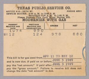 Texas Public Service Co. Monthly Statement: June, 1949