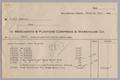 Text: [Invoice to Merchants & Planters Compress & Warehouse Co., March 1949]