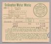 Text: Galveston Water Works Monthly Statement (2504 O 1/2): January 1949