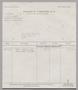 Text: [Invoice for Edward R. Thompson, M. D., August 24, 1950]