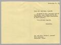 Letter: [Letter to Mr. and Mrs. Leavell, November 16, 1956]