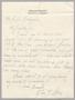 Primary view of [Letter from Elsa K. Bertig to R. Lee Kempner, October 1956]