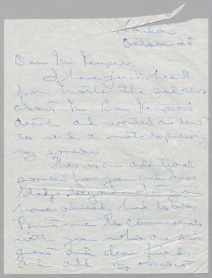 [Letter from Nathan Royall to R. Lee Kempner, October 28, 1956]