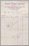 Text: [Invoice for Plants Purchased by D. W. Kempner, November 1952]