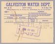 Text: Galveston Water Works Monthly Statement (2504 O 1/2): September 1952