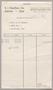 Primary view of [Account Statement for B. J. Denihan, Inc., December 1, 1951]
