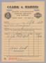 Text: [Invoice for 2 Quarts of HD Oil, February 18, 1952]