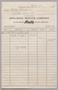 Text: [Invoice for Balance Due to Appliance Service Company, October 1952]