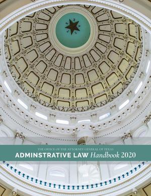 Primary view of object titled 'Administrative Law Handbook 2020'.
