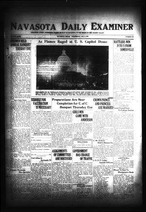 Navasota Daily Examiner (Navasota, Tex.), Vol. 32, No. 281, Ed. 1 Wednesday, January 8, 1930