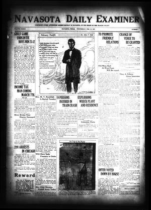Navasota Daily Examiner (Navasota, Tex.), Vol. 33, No. 1, Ed. 1 Wednesday, February 12, 1930