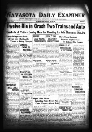 Navasota Daily Examiner (Navasota, Tex.), Vol. 33, No. 11, Ed. 1 Monday, February 24, 1930