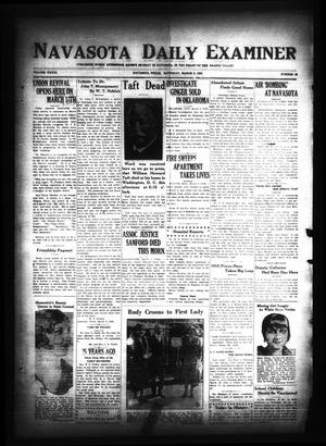 Navasota Daily Examiner (Navasota, Tex.), Vol. 33, No. 22, Ed. 1 Saturday, March 8, 1930