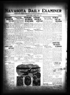Navasota Daily Examiner (Navasota, Tex.), Vol. 33, No. 24, Ed. 1 Tuesday, March 11, 1930