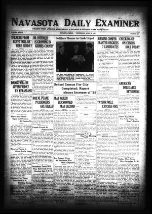 Navasota Daily Examiner (Navasota, Tex.), Vol. 33, No. 60, Ed. 1 Wednesday, April 23, 1930