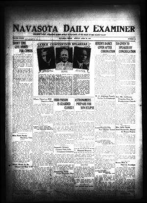 Navasota Daily Examiner (Navasota, Tex.), Vol. 33, No. 64, Ed. 1 Monday, April 28, 1930