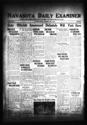 Primary view of object titled 'Navasota Daily Examiner (Navasota, Tex.), Vol. 33, No. 90, Ed. 1 Wednesday, May 28, 1930'.