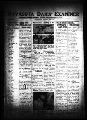 Navasota Daily Examiner (Navasota, Tex.), Vol. 33, No. 95, Ed. 1 Wednesday, June 4, 1930