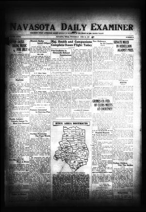 Navasota Daily Examiner (Navasota, Tex.), Vol. 33, No. 113, Ed. 1 Wednesday, June 25, 1930