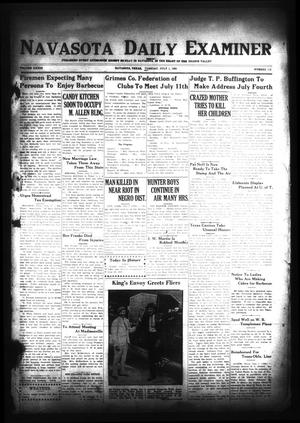 Primary view of object titled 'Navasota Daily Examiner (Navasota, Tex.), Vol. 33, No. 118, Ed. 1 Tuesday, July 1, 1930'.