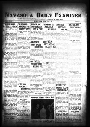 Primary view of Navasota Daily Examiner (Navasota, Tex.), Vol. 33, No. 122, Ed. 1 Monday, July 7, 1930