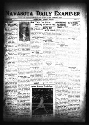 Navasota Daily Examiner (Navasota, Tex.), Vol. 33, No. 124, Ed. 1 Wednesday, July 9, 1930