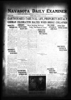 Navasota Daily Examiner (Navasota, Tex.), Vol. 33, No. 136, Ed. 1 Wednesday, July 23, 1930