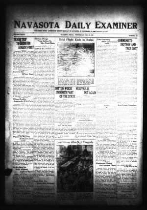 Primary view of object titled 'Navasota Daily Examiner (Navasota, Tex.), Vol. 33, No. 142, Ed. 1 Wednesday, July 30, 1930'.