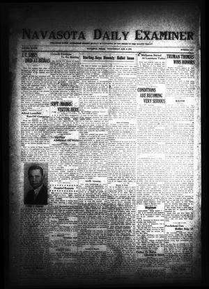 Navasota Daily Examiner (Navasota, Tex.), Vol. 33, No. 148, Ed. 1 Wednesday, August 6, 1930