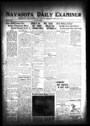 Navasota Daily Examiner (Navasota, Tex.), Vol. 33, No. 172, Ed. 1 Wednesday, September 3, 1930