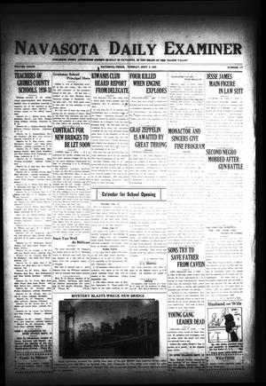 Navasota Daily Examiner (Navasota, Tex.), Vol. 33, No. 177, Ed. 1 Tuesday, September 9, 1930