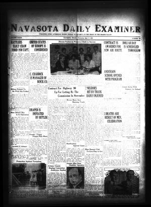 Navasota Daily Examiner (Navasota, Tex.), Vol. 33, No. 184, Ed. 1 Wednesday, September 17, 1930