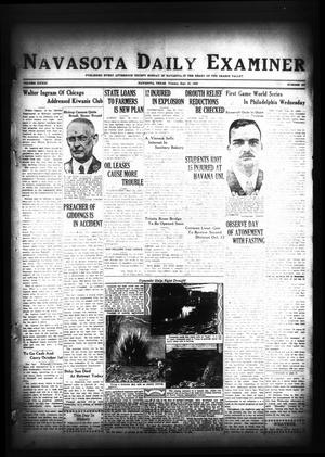 Navasota Daily Examiner (Navasota, Tex.), Vol. 33, No. 195, Ed. 1 Tuesday, September 30, 1930