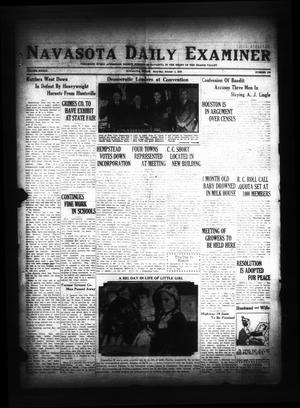 Navasota Daily Examiner (Navasota, Tex.), Vol. 33, No. 199, Ed. 1 Saturday, October 4, 1930