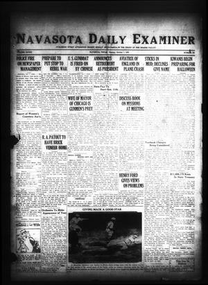 Navasota Daily Examiner (Navasota, Tex.), Vol. 33, No. 201, Ed. 1 Tuesday, October 7, 1930