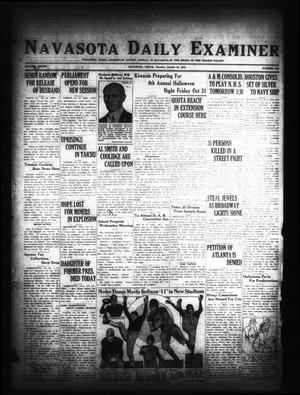 Navasota Daily Examiner (Navasota, Tex.), Vol. 33, No. 219, Ed. 1 Tuesday, October 28, 1930
