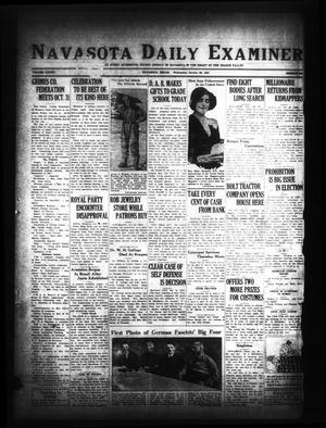 Primary view of object titled 'Navasota Daily Examiner (Navasota, Tex.), Vol. 33, No. 220, Ed. 1 Wednesday, October 29, 1930'.