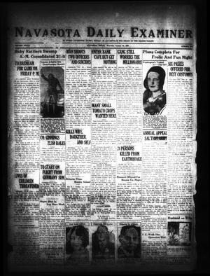 Primary view of object titled 'Navasota Daily Examiner (Navasota, Tex.), Vol. 33, No. 221, Ed. 1 Thursday, October 30, 1930'.