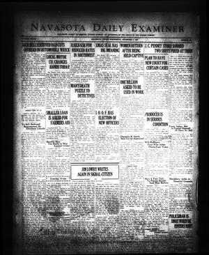 Primary view of object titled 'Navasota Daily Examiner (Navasota, Tex.), Vol. 33, No. 249, Ed. 1 Wednesday, December 3, 1930'.