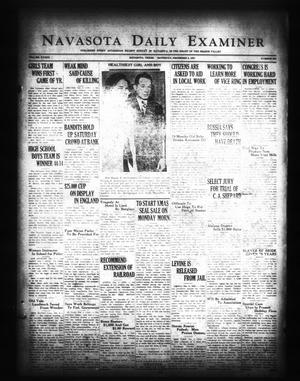 Navasota Daily Examiner (Navasota, Tex.), Vol. 33, No. 252, Ed. 1 Saturday, December 6, 1930