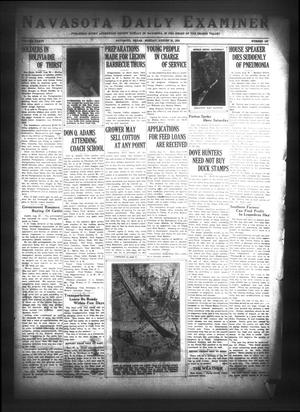 Primary view of object titled 'Navasota Daily Examiner (Navasota, Tex.), Vol. 36, No. 159, Ed. 1 Monday, August 20, 1934'.