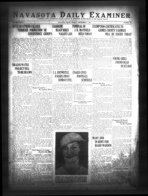 Navasota Daily Examiner (Navasota, Tex.), Vol. 36, No. 171, Ed. 1 Monday, September 3, 1934