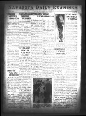Navasota Daily Examiner (Navasota, Tex.), Vol. 36, No. 194, Ed. 1 Saturday, September 29, 1934