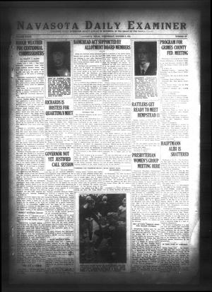 Navasota Daily Examiner (Navasota, Tex.), Vol. 36, No. 197, Ed. 1 Wednesday, October 3, 1934