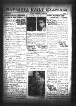 Navasota Daily Examiner (Navasota, Tex.), Vol. 36, No. 206, Ed. 1 Saturday, October 13, 1934