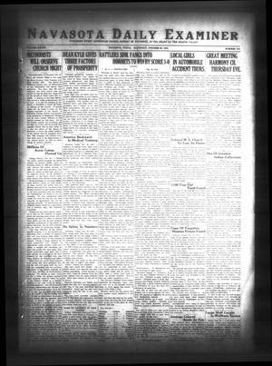 Navasota Daily Examiner (Navasota, Tex.), Vol. 36, No. 212, Ed. 1 Saturday, October 20, 1934