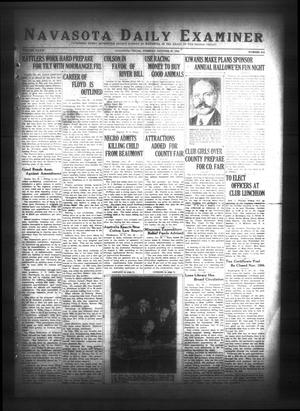 Primary view of object titled 'Navasota Daily Examiner (Navasota, Tex.), Vol. 36, No. 214, Ed. 1 Tuesday, October 23, 1934'.