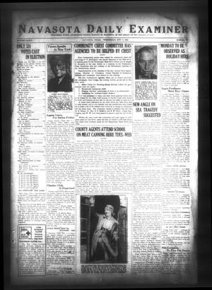 Navasota Daily Examiner (Navasota, Tex.), Vol. 36, No. 227, Ed. 1 Wednesday, November 7, 1934