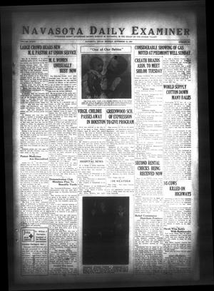 Navasota Daily Examiner (Navasota, Tex.), Vol. 36, No. 231, Ed. 1 Monday, November 12, 1934