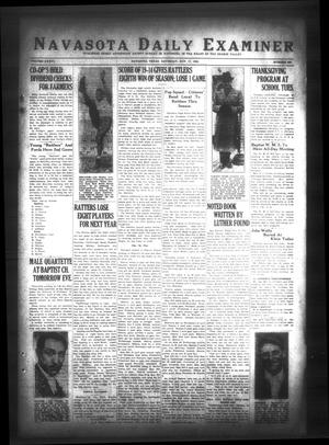 Navasota Daily Examiner (Navasota, Tex.), Vol. 36, No. 236, Ed. 1 Saturday, November 17, 1934